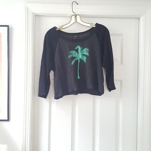 Crop Top Palm Tree